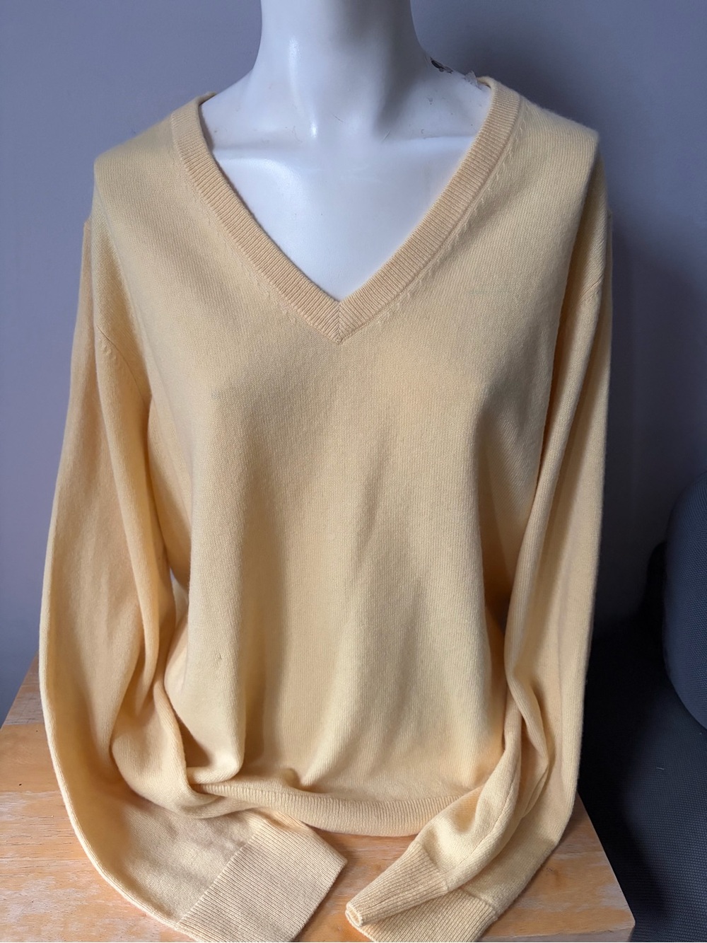 Quince 100% Mongolian Cashmere V-Neck Sweater